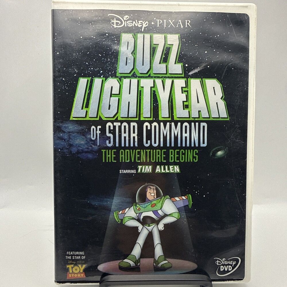 Buzz Lightyear of Star Command: The Adventure Begins 2000 DVD Disney Pixar CIB